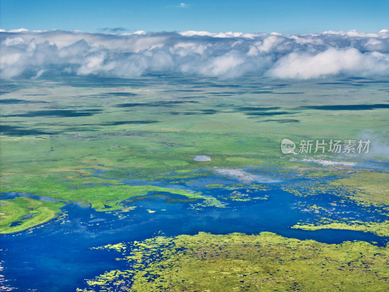 甘肃尕海湖美景