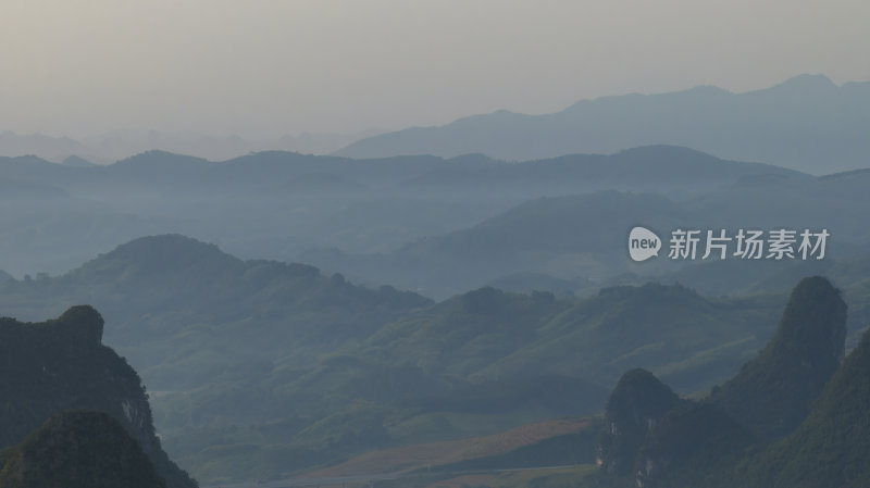 广西桂林山水水墨中国风