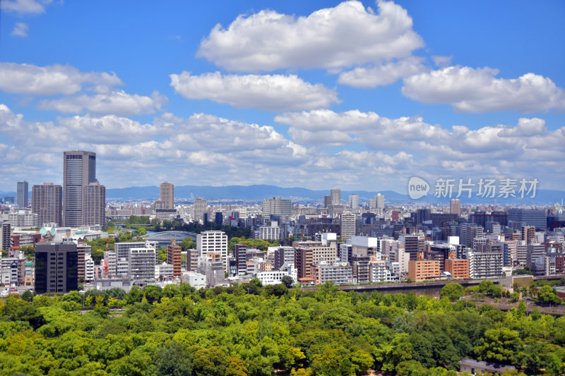 大阪城市风景