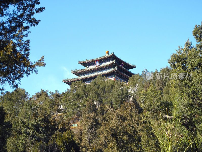 北京景山公园万春亭