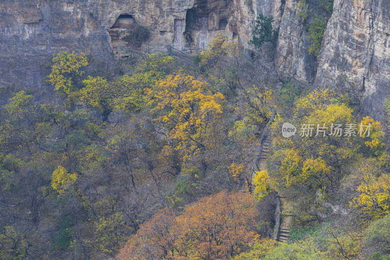 山东济南龙洞秋色