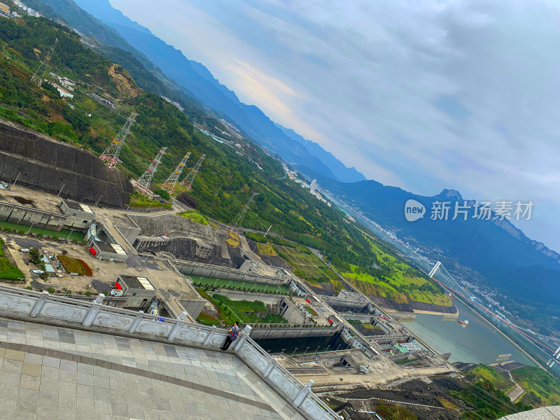 湖北宜昌三峡大坝风景区旅游风光