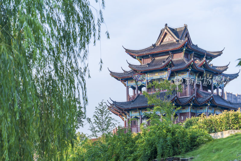 武汉武昌区紫阳公园风景