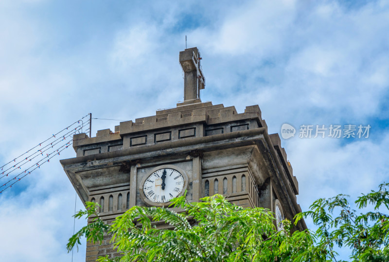 越南芽庄大教堂欧式哥特式古建筑