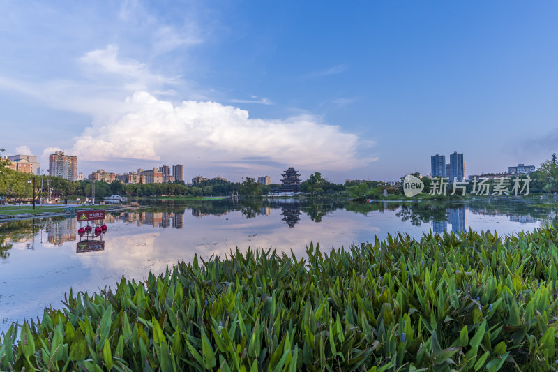 武汉武昌区紫阳公园风景