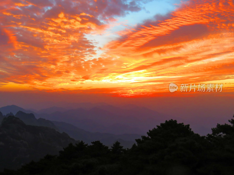 中国安徽黄山旅游风光