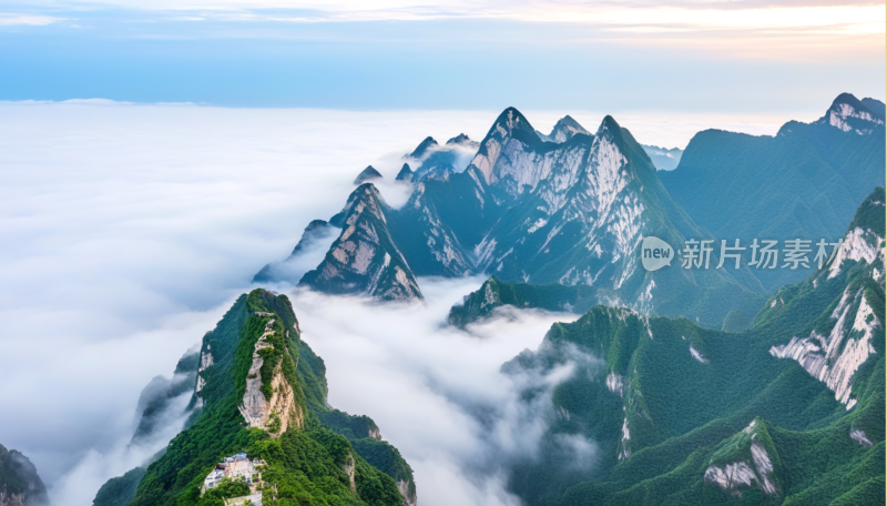 陕西华山美景