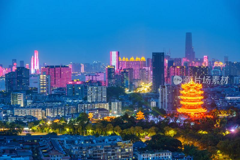 武汉黄鹤楼夜景