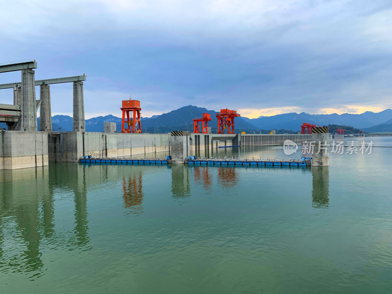 湖北宜昌三峡大坝风景区旅游风光