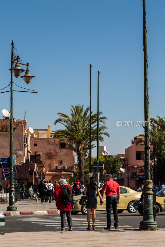 摩洛哥马拉喀什麦地那老城