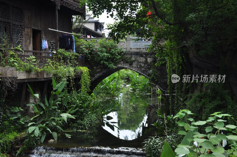 风景名胜  古城街道 湘西边城