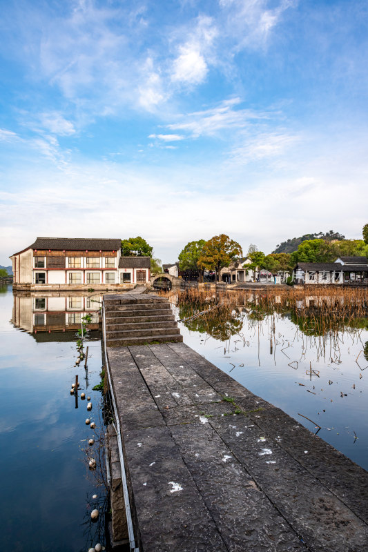 浙江绍兴柯桥柯岩鉴湖景区景点景观