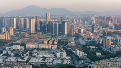 深圳龙华区城市风光