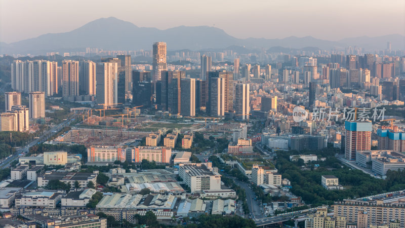 深圳龙华区城市风光