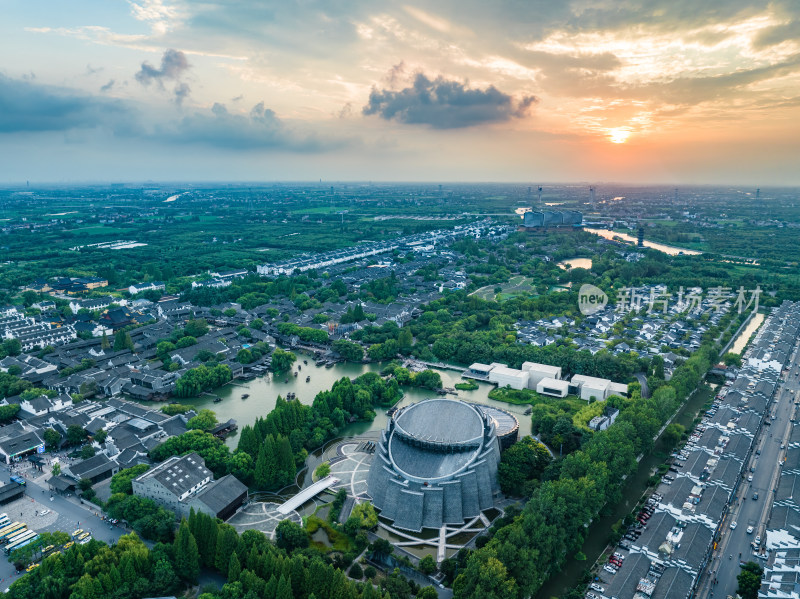 乌镇大景日出