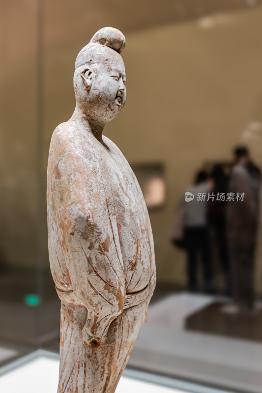 国家博物馆 唐代 便服男陶俑