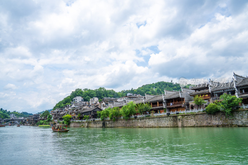 中国湖南凤凰古城的风景