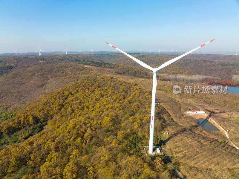 风力发电场全景