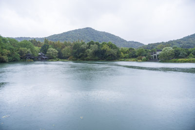 杭州三台山景区霁虹桥风景