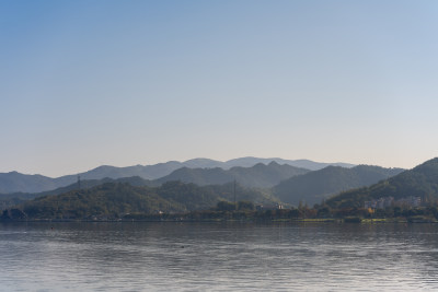 浙江宁波东钱湖景区风光