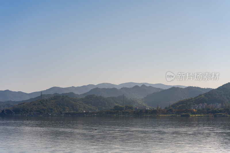 浙江宁波东钱湖景区风光