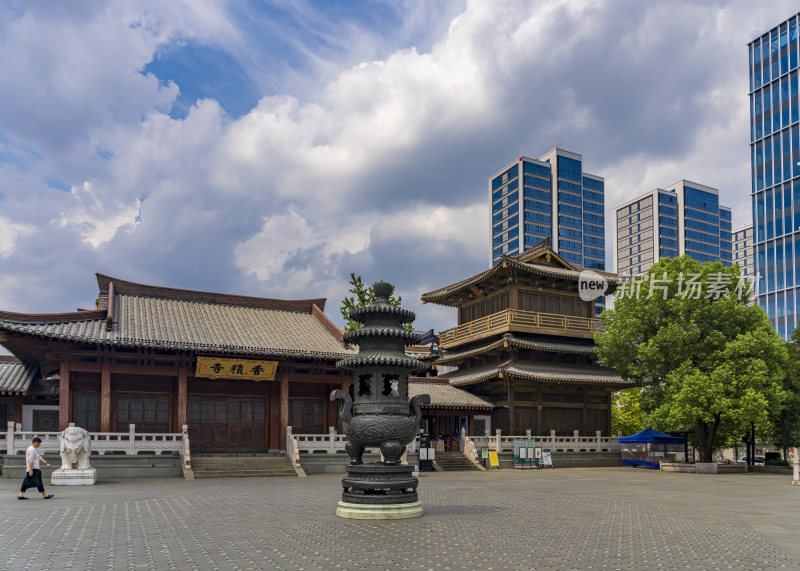 杭州拱墅区香积寺古建筑