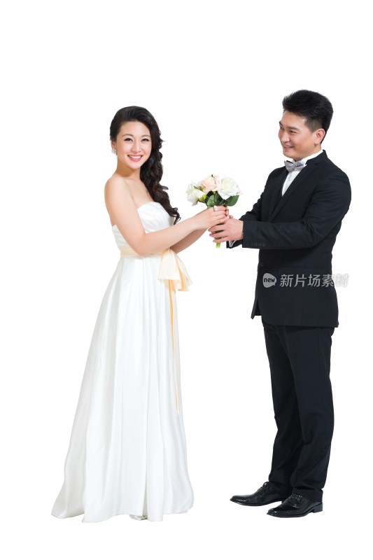 棚拍礼服新婚夫妇情侣