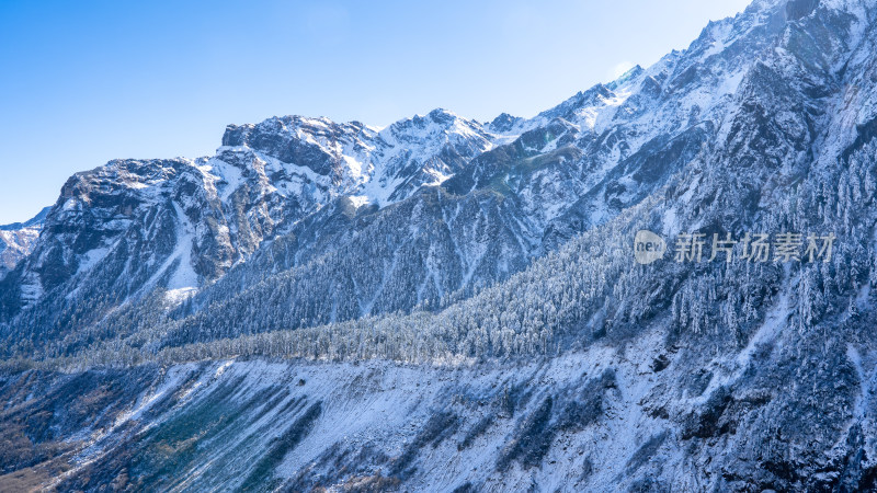 四川甘孜海螺沟景区看到的贡嘎等众多雪山