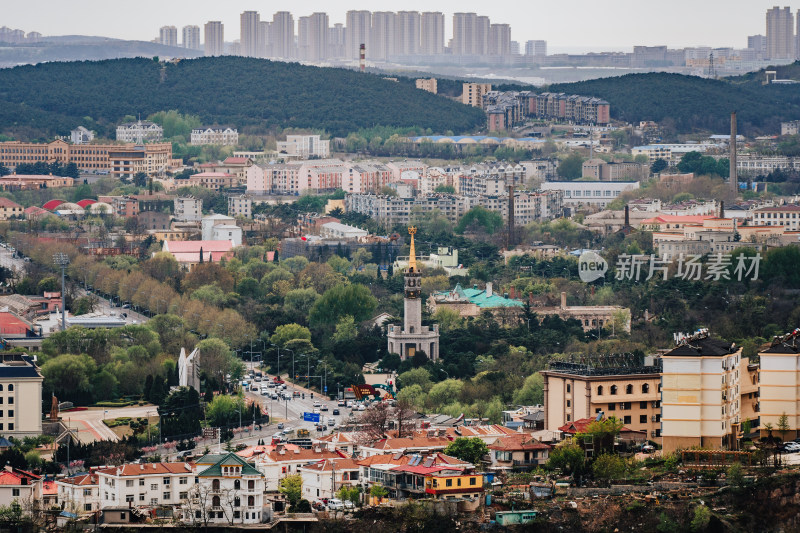 大连旅顺市区城景