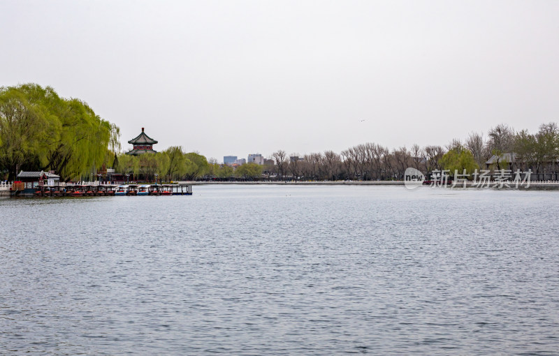 北京什刹海后海公园景点景观