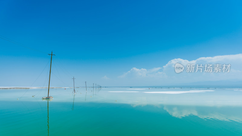 茶卡盐湖景区自然风光