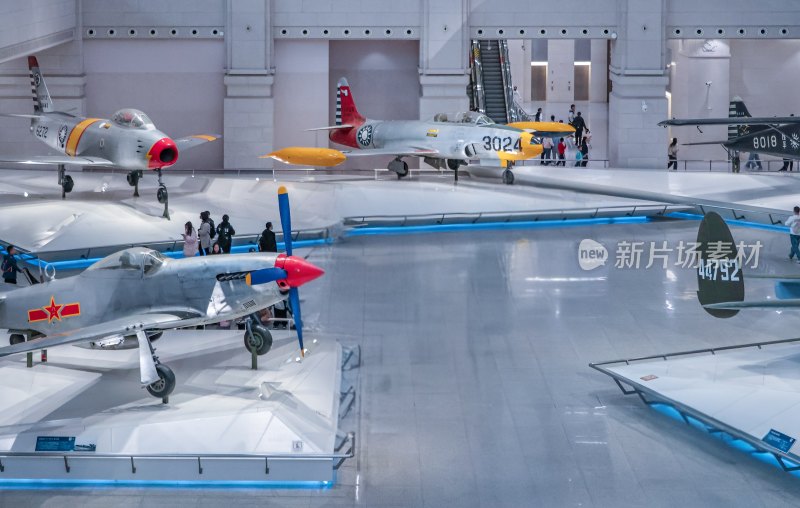 中国人民革命军事博物馆展出的各类战机