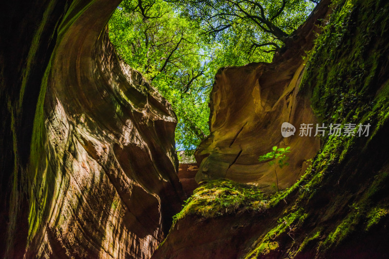 延安甘泉大峡谷