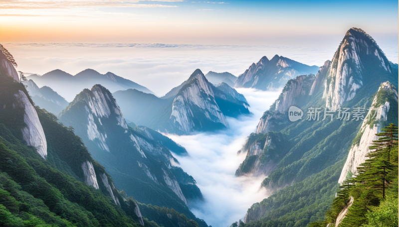 华山自然美景