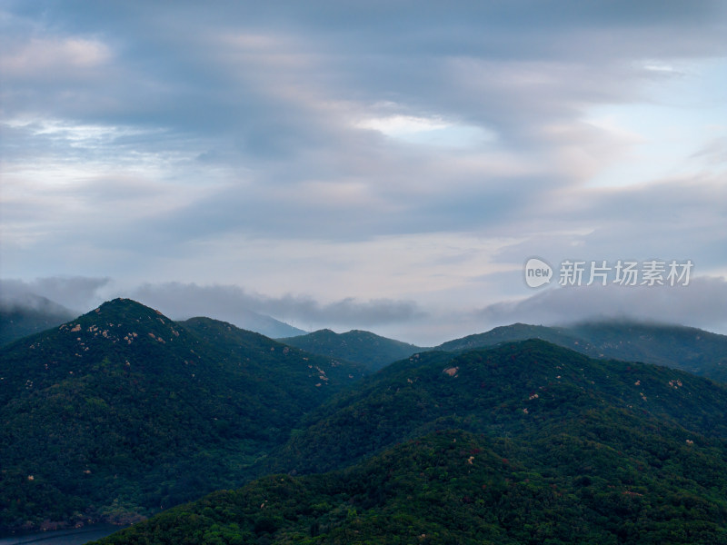 航拍夏季白天广东汕头南澳岛自然风光