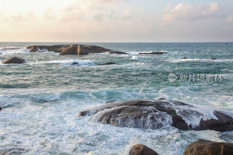 文昌石头公园海上日出