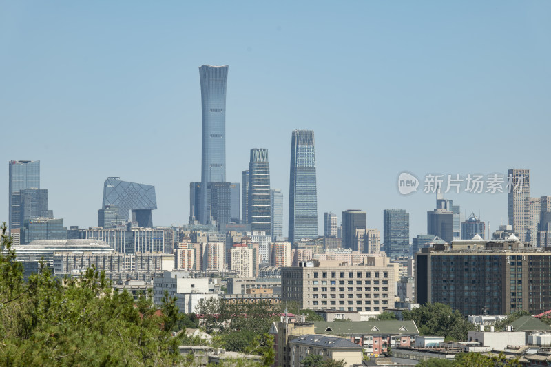 北京城市中心国贸CBD建筑大楼