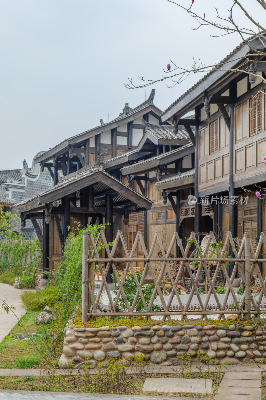 四川宜宾李庄古镇月亮田景区