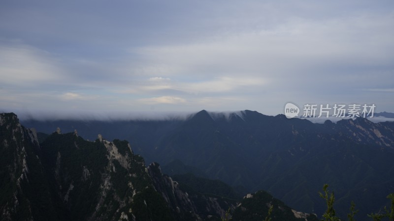 陕西华山山顶的风光