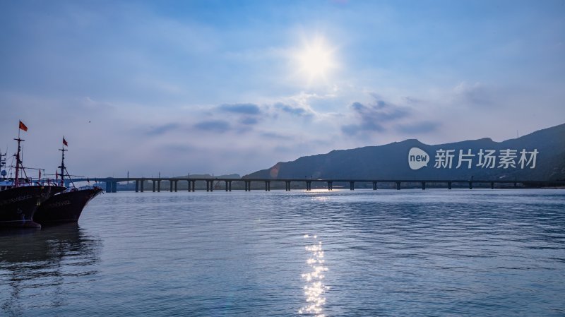 连云港羊山岛景区和田湾跨海大桥