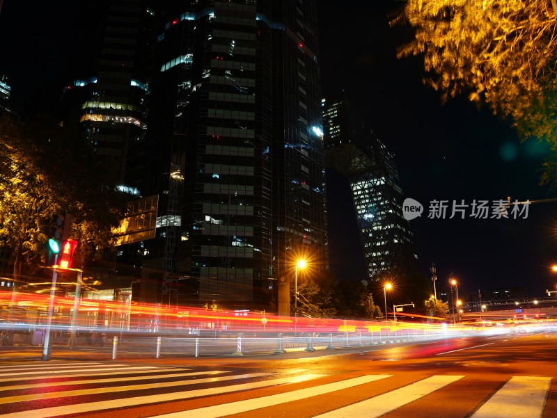 北京 国贸 cbd 夜景