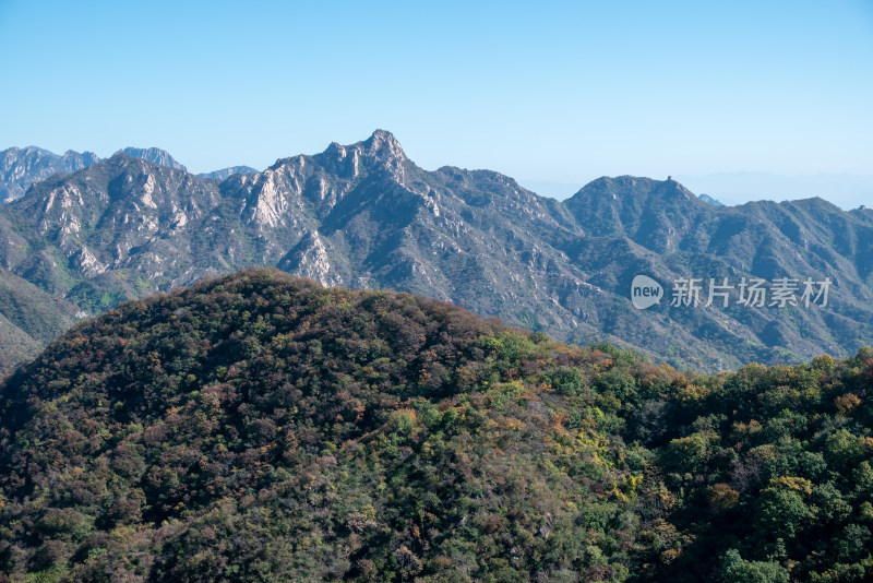 北京，慕田峪长城秋景