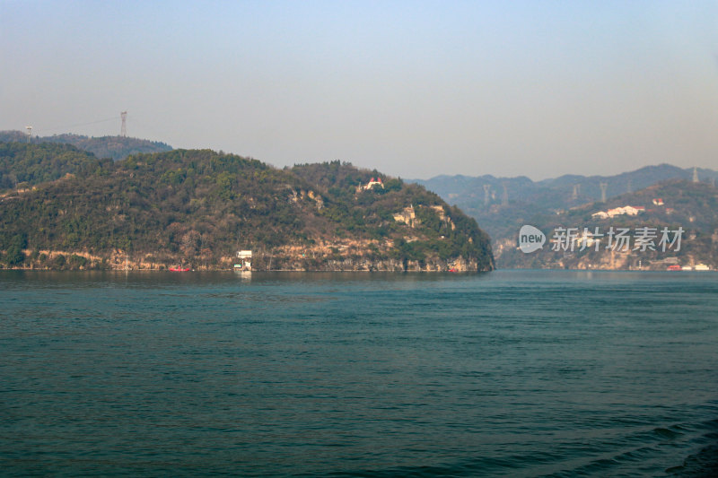 两坝一峡三峡大坝坝区西陵峡长江三峡风光