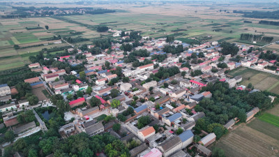 航拍北方农村