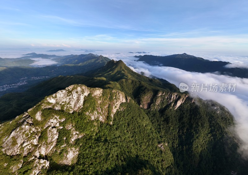 森林大山原生态云海航拍