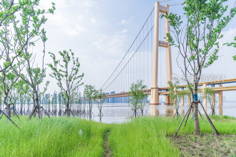 武汉洪山江滩公园风景