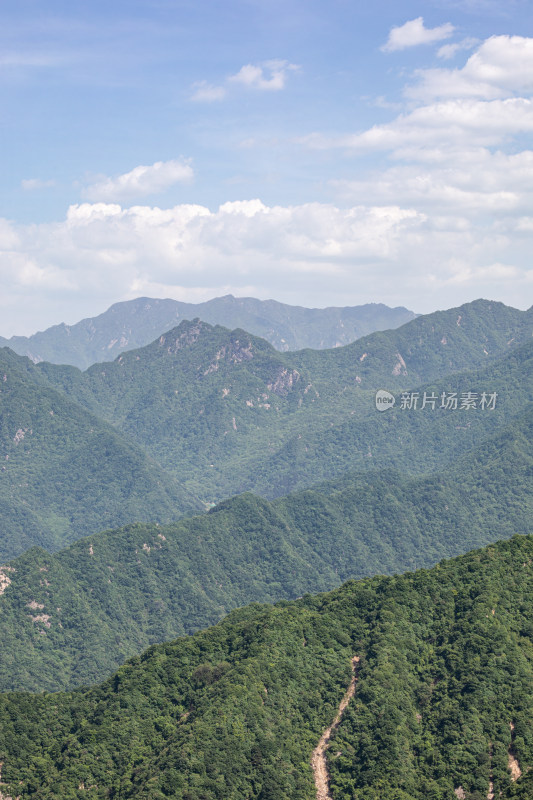 西安秦岭终南山南五台自然风光景点景观