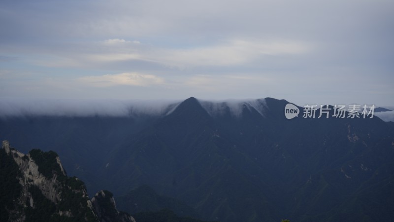 陕西华山山顶的风光