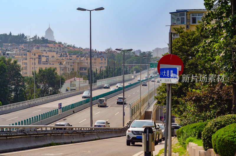 青岛大连路路口