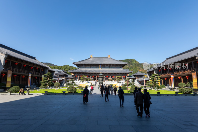 宁波奉化雪窦山雪窦寺弥勒大佛景区